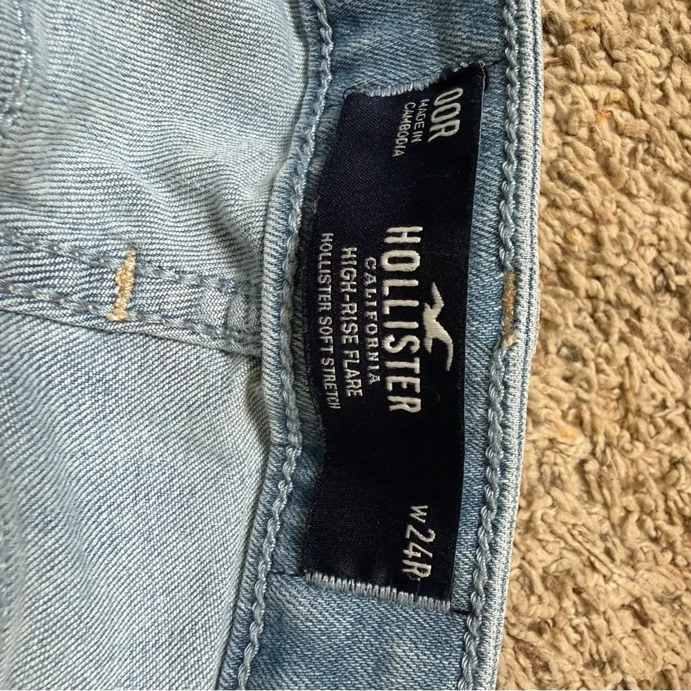 Hollister Light Blue Women's Boot Cut Jeans - Picture 2 of 2